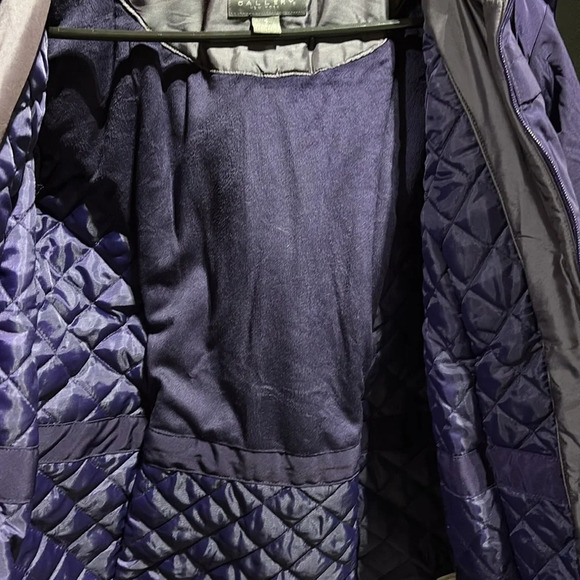 Gallery NY Waterproof Parka/winter coat,removable hood, zip/snap up, pockets - Picture 11 of 16